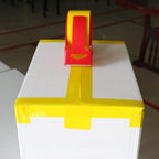 Yellow Packing Tape, 6 Rolls of Heavy Duty Packaging Tape for Shipping Packaging Moving Sealing, 2.5mil Thick, 1.88