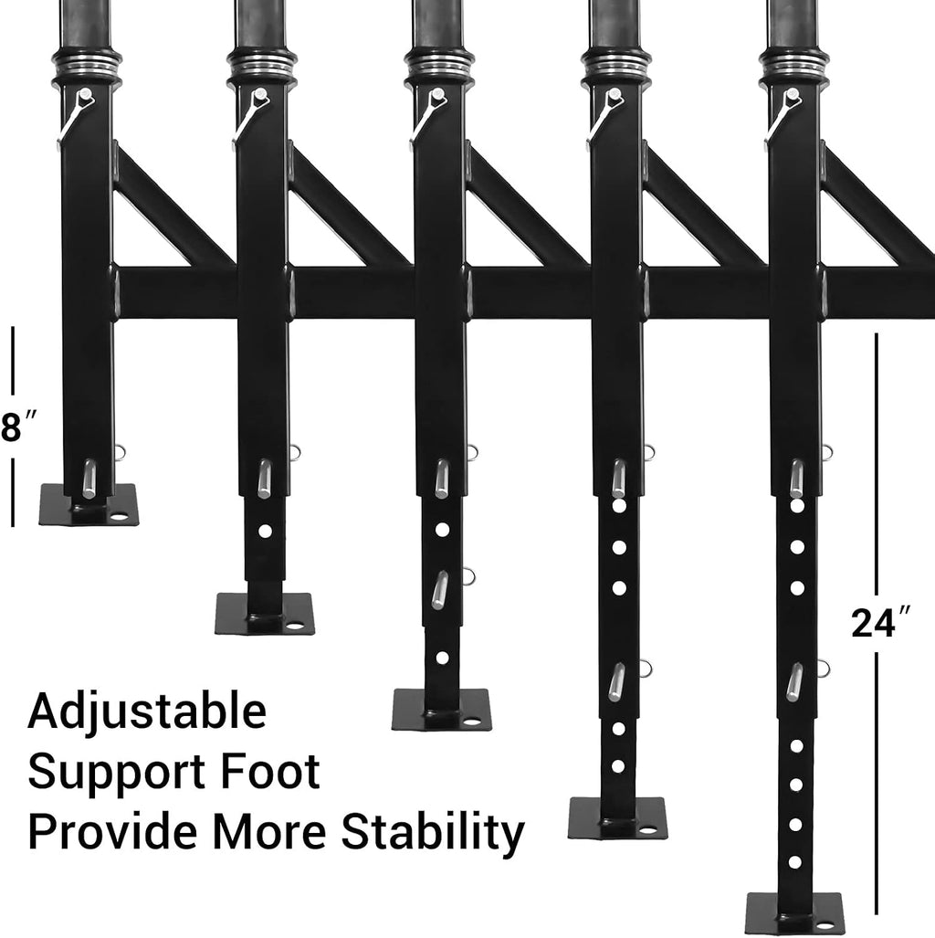 Truck Hitch Game Hoist & Gambrel - 500lbs with 360 Degree Swivel - Complete Hoist Kit (Included Winch/Gambrel)