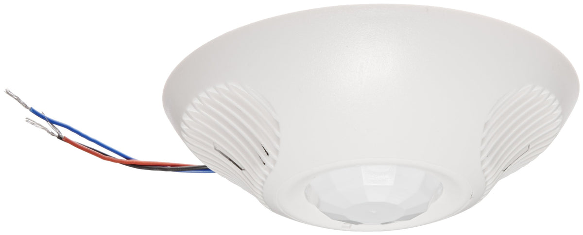 Hubbell ATD2000C Ceiling Sensor, Adaptive Technology, Ultrasonic, Passive Infrared, White, 2000sqft Max Sensing Range