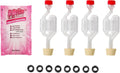Bubble Airlock Fermentation Kit – 4-Piece Bubbler Airlocks, #6 Drilled Stoppers, 8 Grommets & B-Brite Cleaner – For