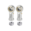 FOCMKEAS 2 PCS PHSB7L Spherical Rod End Bearings, 7/16" Bore, Left Hand