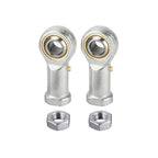 FOCMKEAS 2 PCS PHSB7L Spherical Rod End Bearings, 7/16" Bore, Left Hand