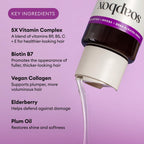 Biotin & Super Fruit Shampoo & Conditioner Set for Volume, 16oz