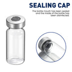 20ML Sterile Vials, Glass Empty Vials for Injection, 20 Pack