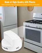 4Pack Fit for Whirlpool Gas Stove Knobs Replace #WPW10339443 AP6019878 2311009 PS11753189 PS3507189 White Stove Knobs Replacements Range Oven Knobs Part Upgraded