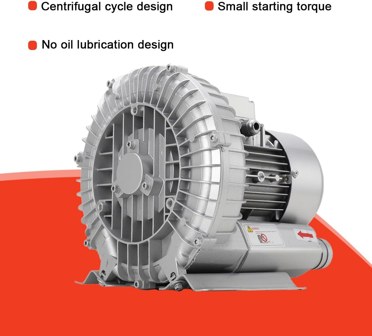 Regenerative Blower, High Pressure Vortex Ring Blower Single Phase 370W