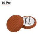 10pcs 32L 20mm 4/5" Fabric Cloth Covered Button,Orange