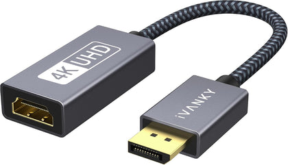 Active DisplayPort to HDMI Adapter 4K@60Hz,Unidirectional DP to HDMI | DP 1.2 to HDMI 2.0, Male to Female, 4K@60Hz