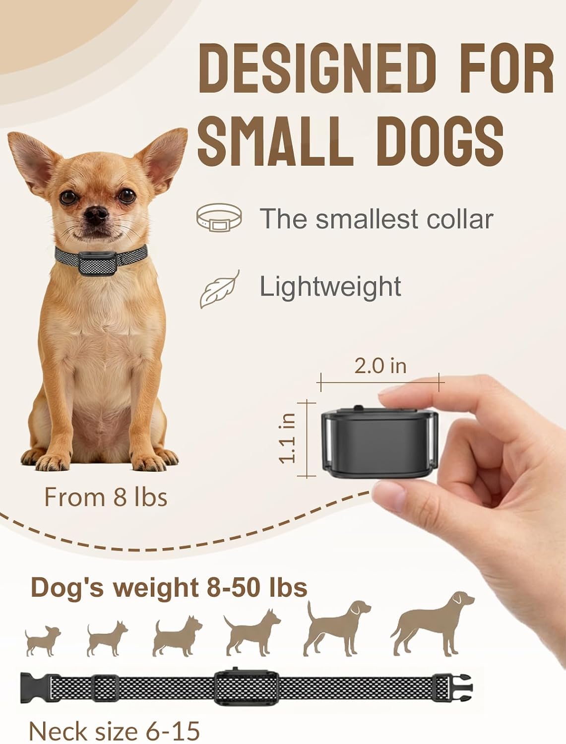 Wireless Dog Fence for Small Dogs- Up to 3500ft Adjustable Electric Fence,Waterproof Training Collar Rechargeable,Pet