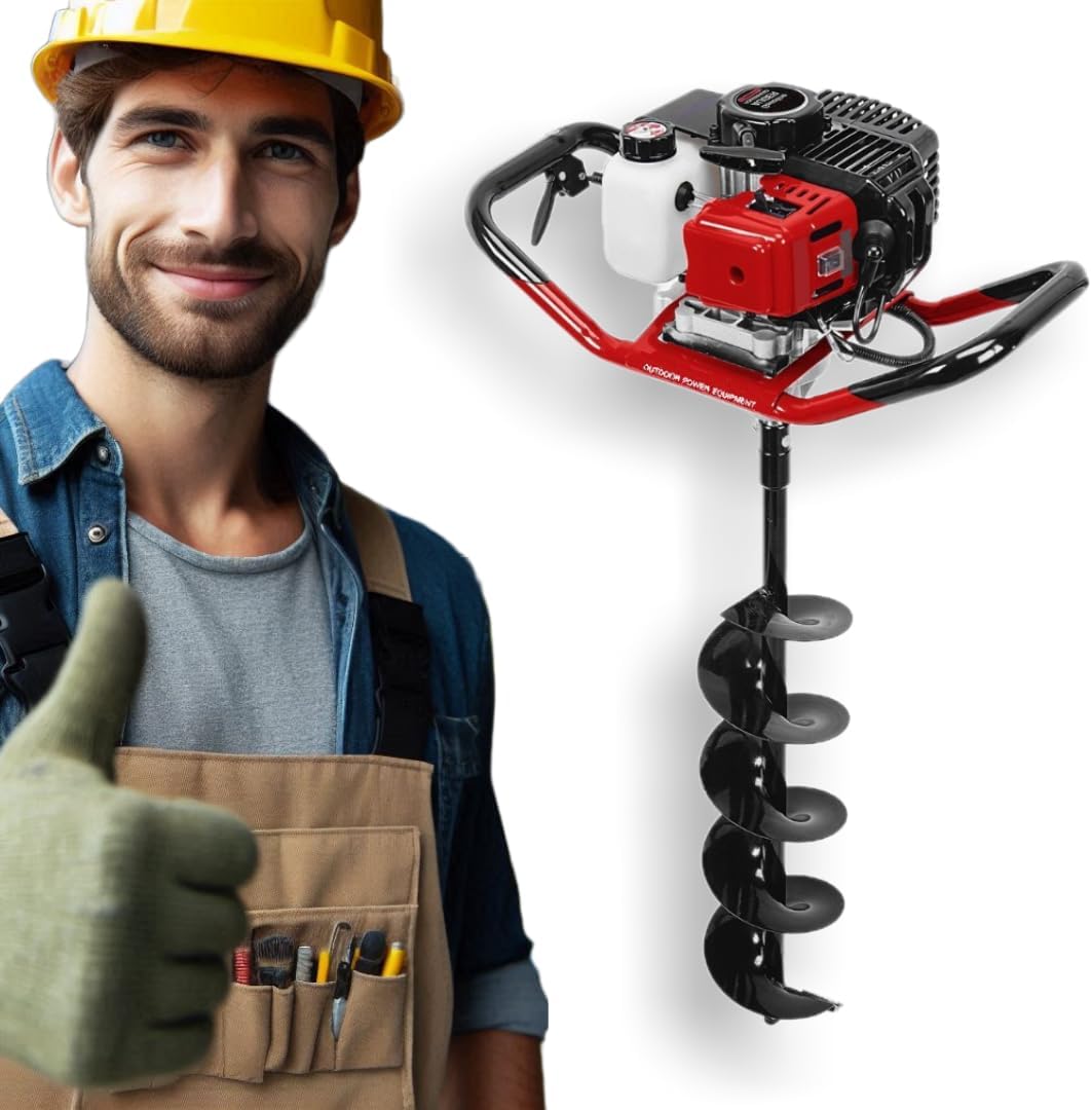 Fits Predator Gas Powered Earth Auger - Heavy Duty Tool, Quickly Dig Holes for Fence Posts, Signs, Landscaping