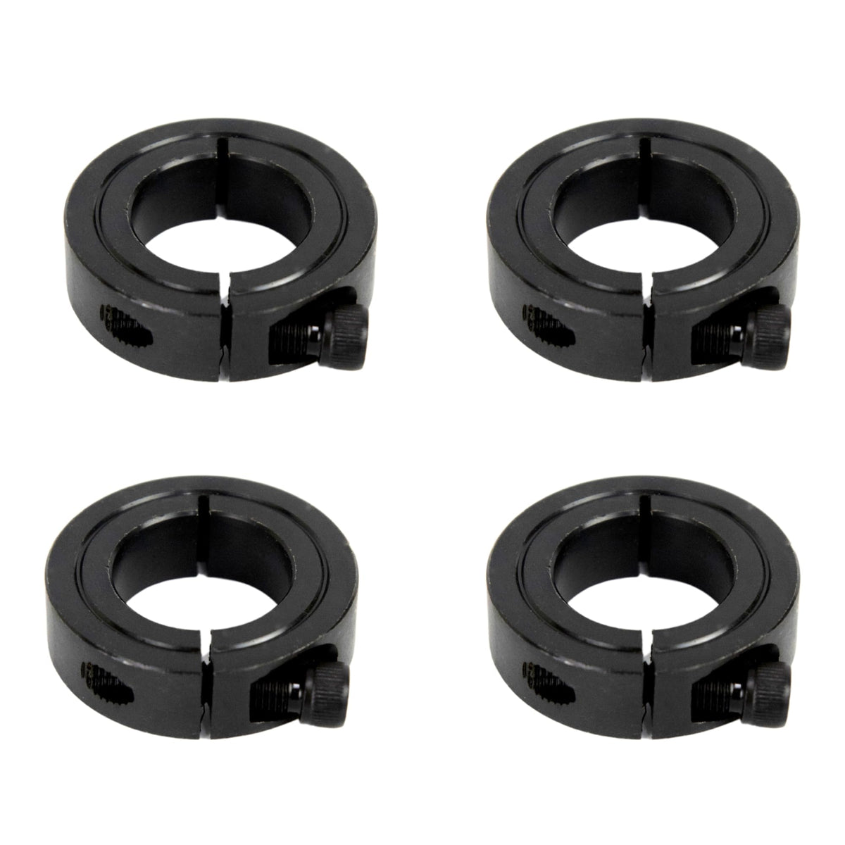 Jeremywell 5/8" Bore Single Split Set Screw Shaft Collar OD 1-5/16" Width 7/16" (4 PCS)