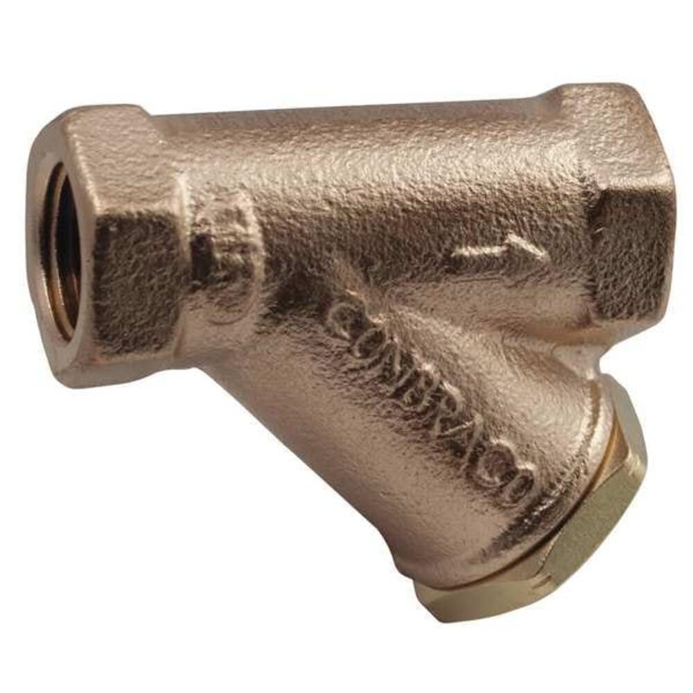 Y Strainer,Alloy 20 SS,2-1/2",FNPTxFNPT