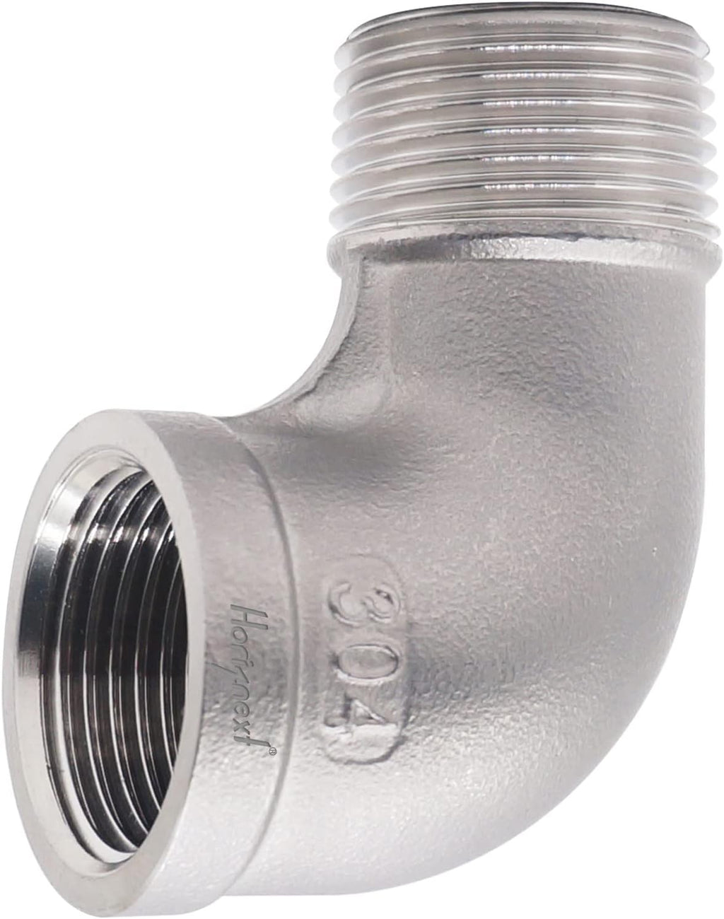 3/4'' NPT Stainless Steel Elbow Fitting, 90 Degree Street Elbow
