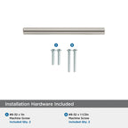 10 Pack 3" Bar Pulls Satin Nickel Drawer Pull