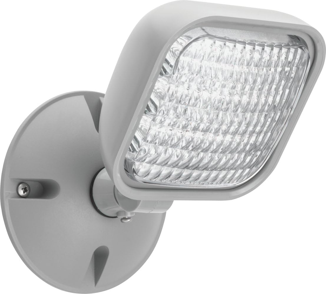 Lithonia Lighting Weatherproof LED Emergency Light Remote Head, Gray