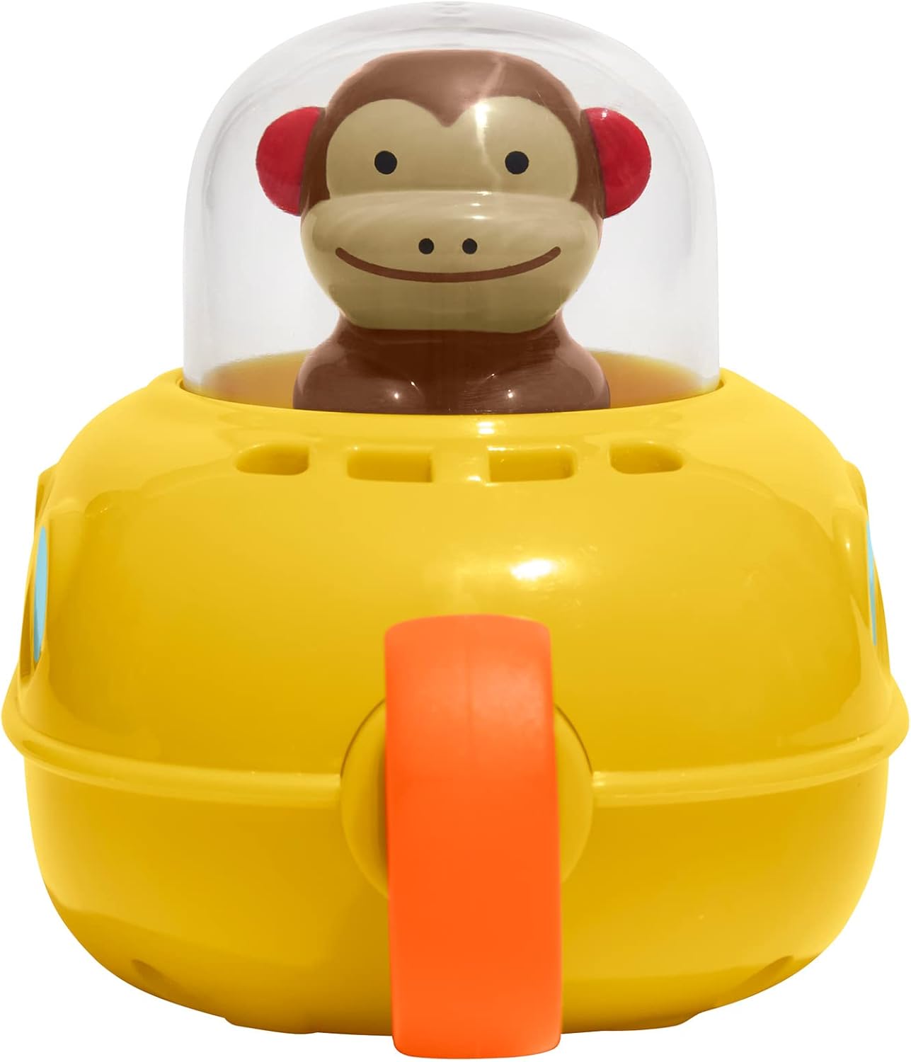 Skip Hop Pull & Go Monkey Submarine: Baby Bath Toy, Marshall Monkey Zoo Character
