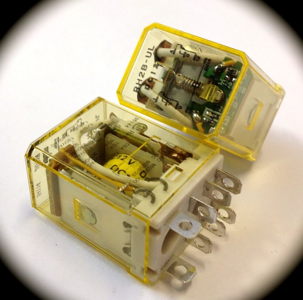 IDEC Relays RH2B-ULDC12V 12Vdc DPDT 10A GenPurp Relay