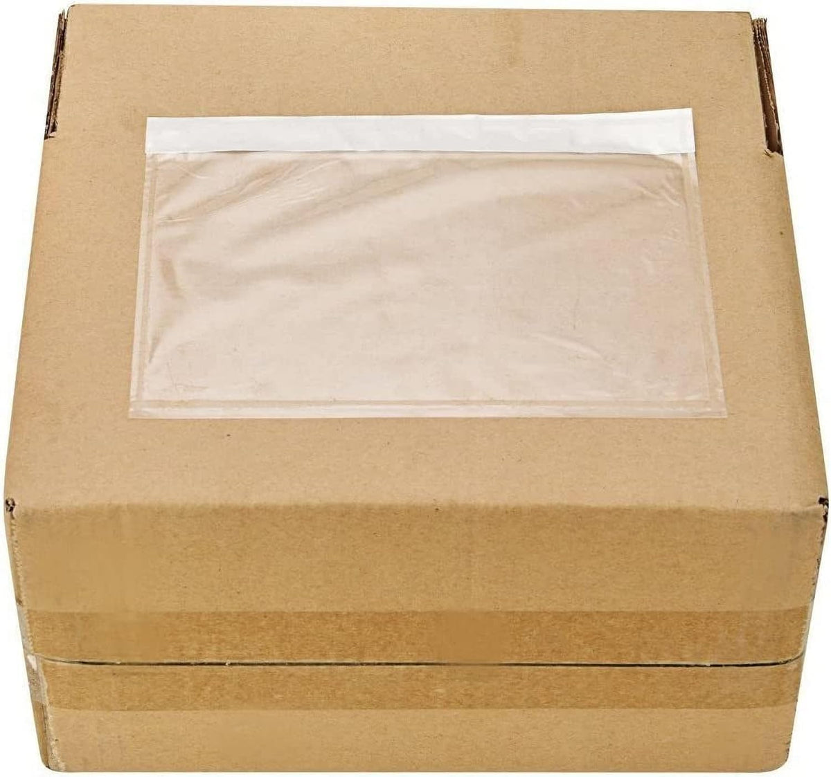 6" x 9" Clear Adhesive Top Loading Packing List Clear Shipping Pouches, Mailing/Shipping Label Envelopes (100 Pack)