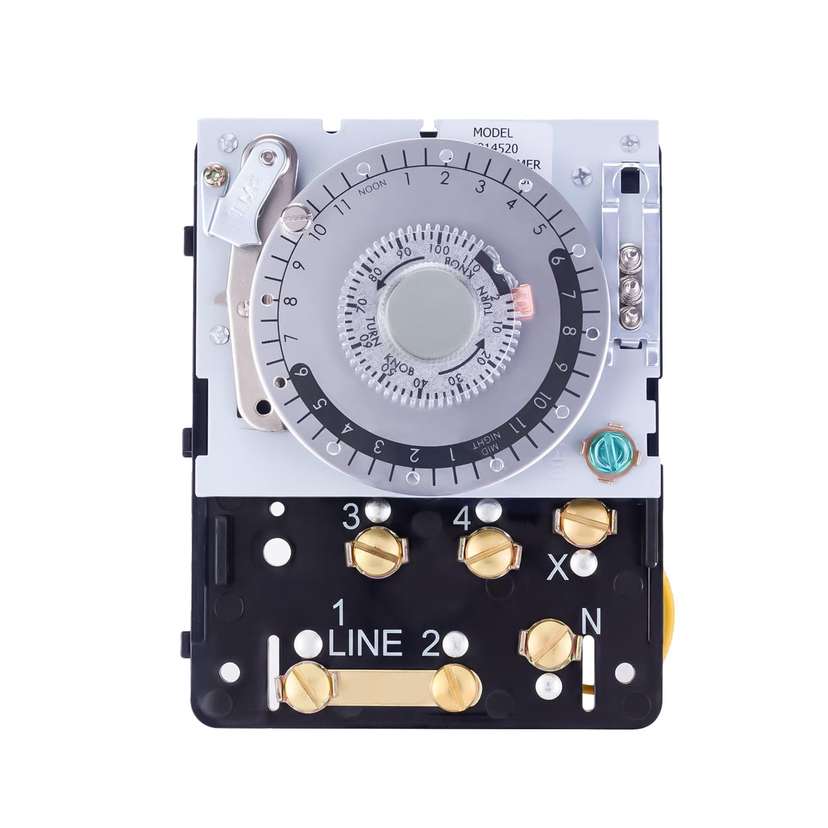 FrigeSwift M814520 Defrost Timer 208-240V 40A Double Dial Commercial Fridge