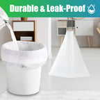Drawstring 4 Gallon Trash Bags, Small Garbage Bags, 60 Count
