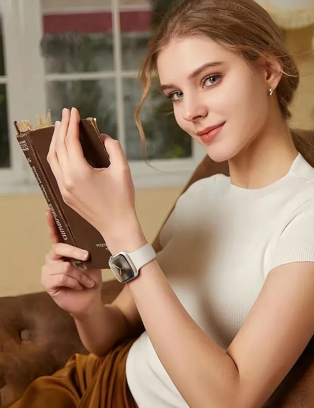 Sport Silicone Band Compatible with Apple Watch Bands 40mm 38mm 41mm 44mm 45mm 42mm 49mm Women Men,Soft Wristband