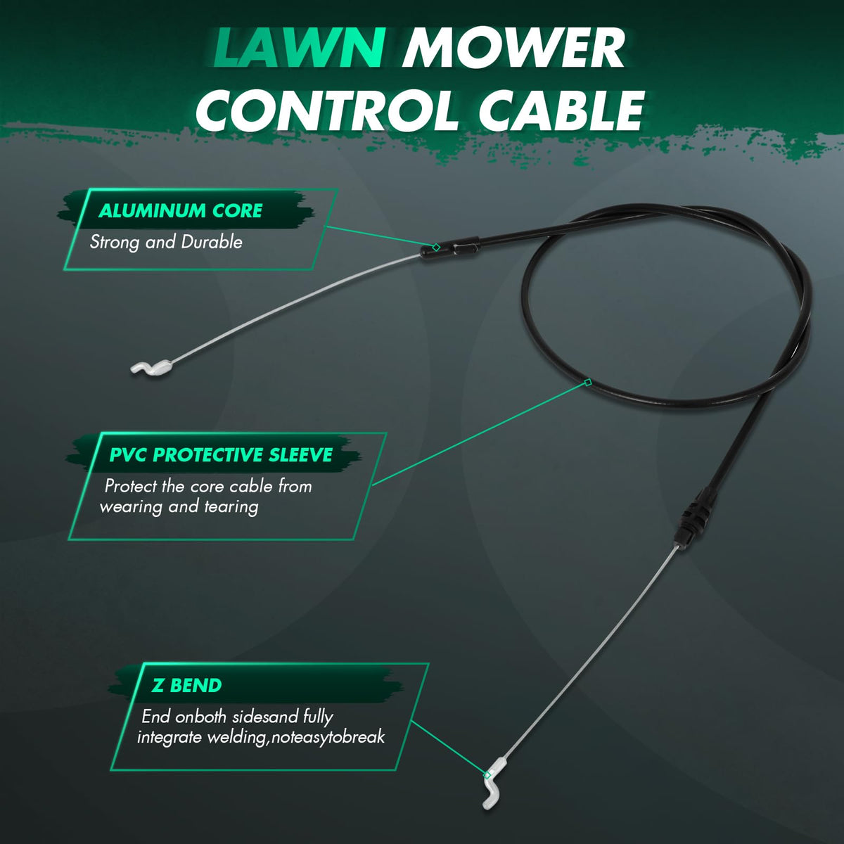 SCITOO Lawn Mower Engine Control Cable Fits For MTD 11A-439Q597 11A-439S290