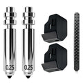 2 PK 0.25 Kobra X/Kobra 4 Nozzle Bimetallic Nozzle for Anycubic Hotend Print Head Assembly Kobra X/Kobra 4 Nozzles