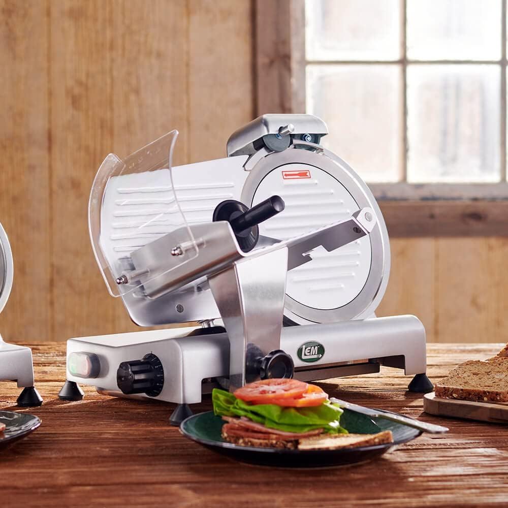 BigBite 10" Electric Meat Slicer, Kitchen Appliance for Home Use