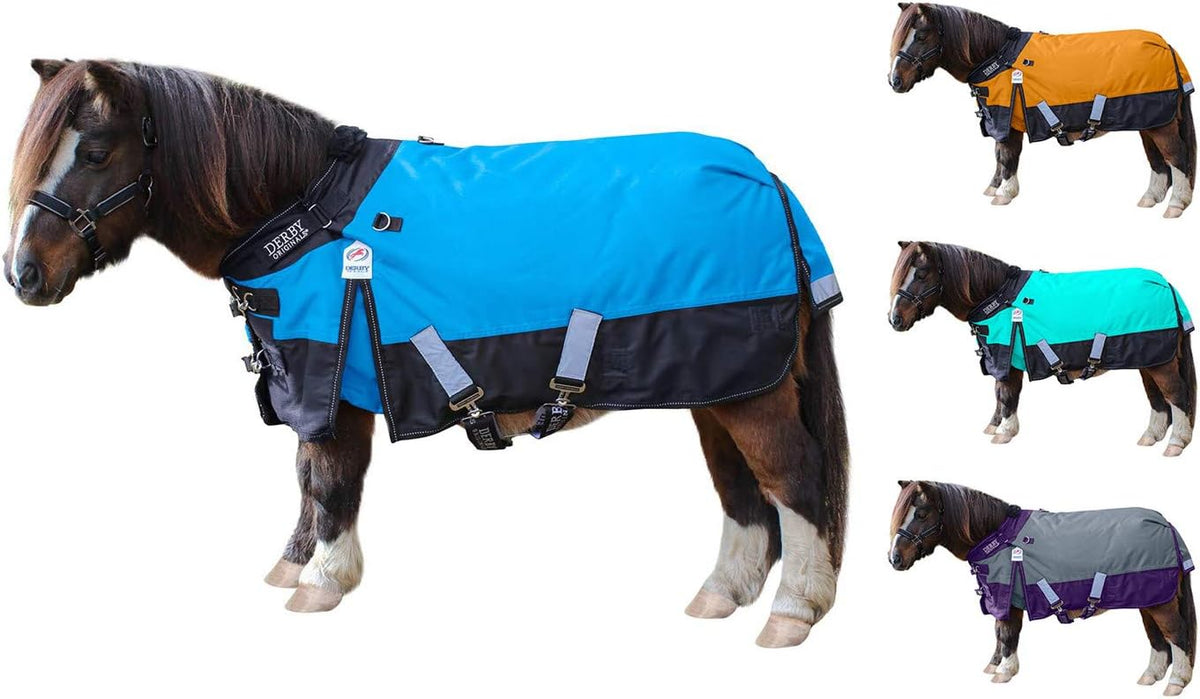 Nordic-Tough 1200D Heavyweight Mini Horse & Pony Turnout Blanket – Waterproof, Reflective, 300g Insulation