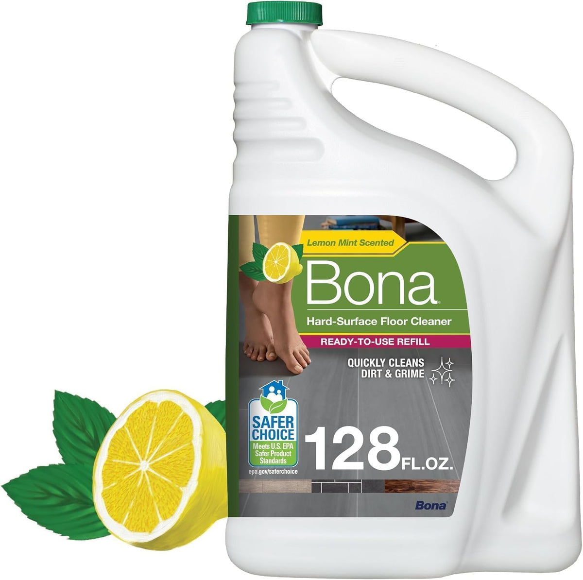 Multi-Surface Floor Cleaner Refill - 128 fl oz - Lemon Mint