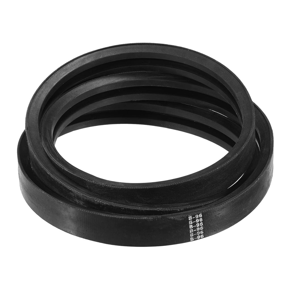 uxcell 2/B96 Classic Wrapped 2 Banded 99" Outer Circ B Profile V-Belt