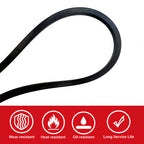GOODYUSE B102 V-Belts，High Quality Classic Wrapped Rubber V-Belt,2591mm/102 Inner Circumference x17mm/ 0.67" Width x 11mm/0.43" Height