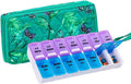 Weekly 7 Day Pill Organizer Case 2 Times a Day (AM/PM), Large Portable Pill Box 7 Day for Vitamin Medicine, Pill Case
