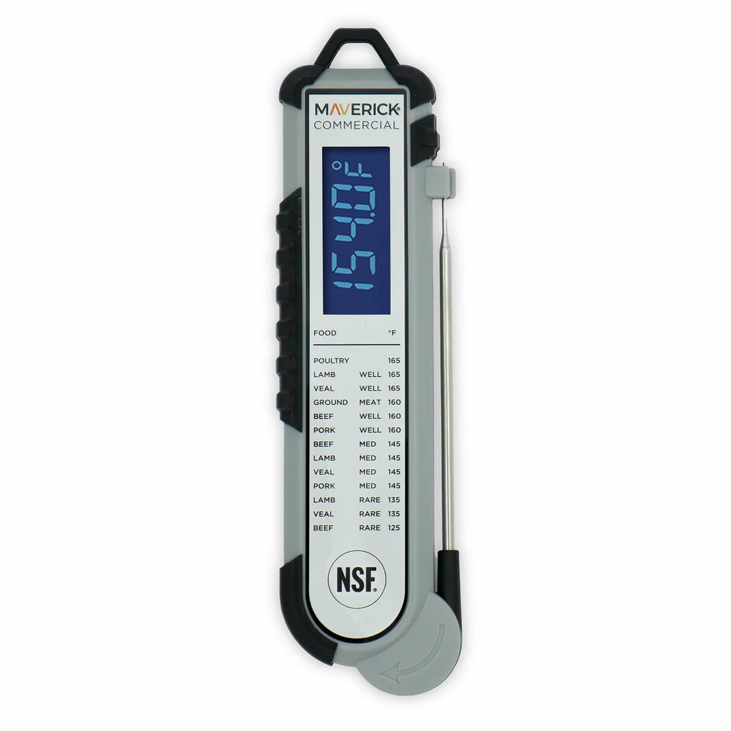 Pro‑Temp Digital Meat Thermometer PT‑100BBQ, Instant Read with Backlit Display, Oven Safe, Calibration Feature