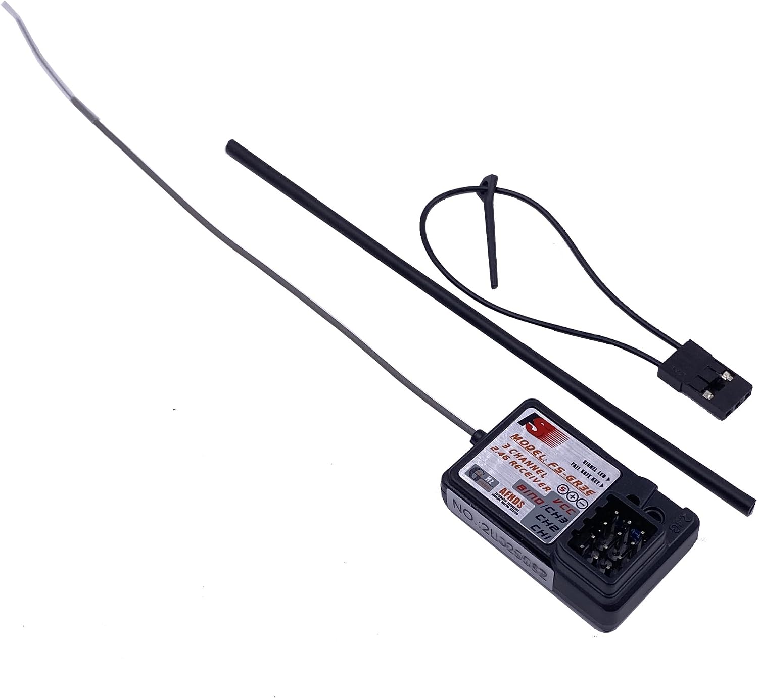 FS-GT3B 3CH RC Transmitter & Receiver FS-GR3E for RC Car Boat Flysky | 3 Channels | Adopting 2.4GHz Flysky AFHDS
