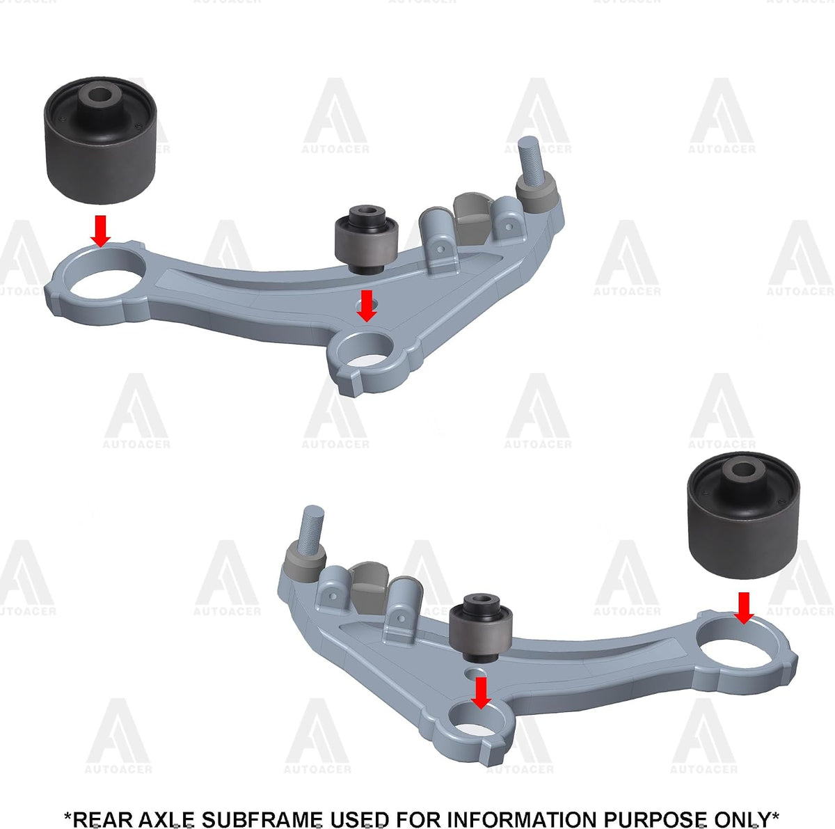 AUTOACER Front Lower Forward & Rearward Control Arm Bushing Kit 4Pcs for Pathfinder 2013-2020, JX35 2013, QX60 2014-2020, Altima 2007-2014, Maxima 2009-2014, Murano 2013-2014, Murano Convertible 2012