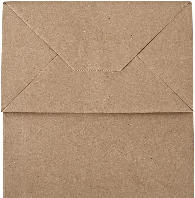100 & 50 Pack 8x4.75x10 inch Medium Brown Paper Bags with Handles