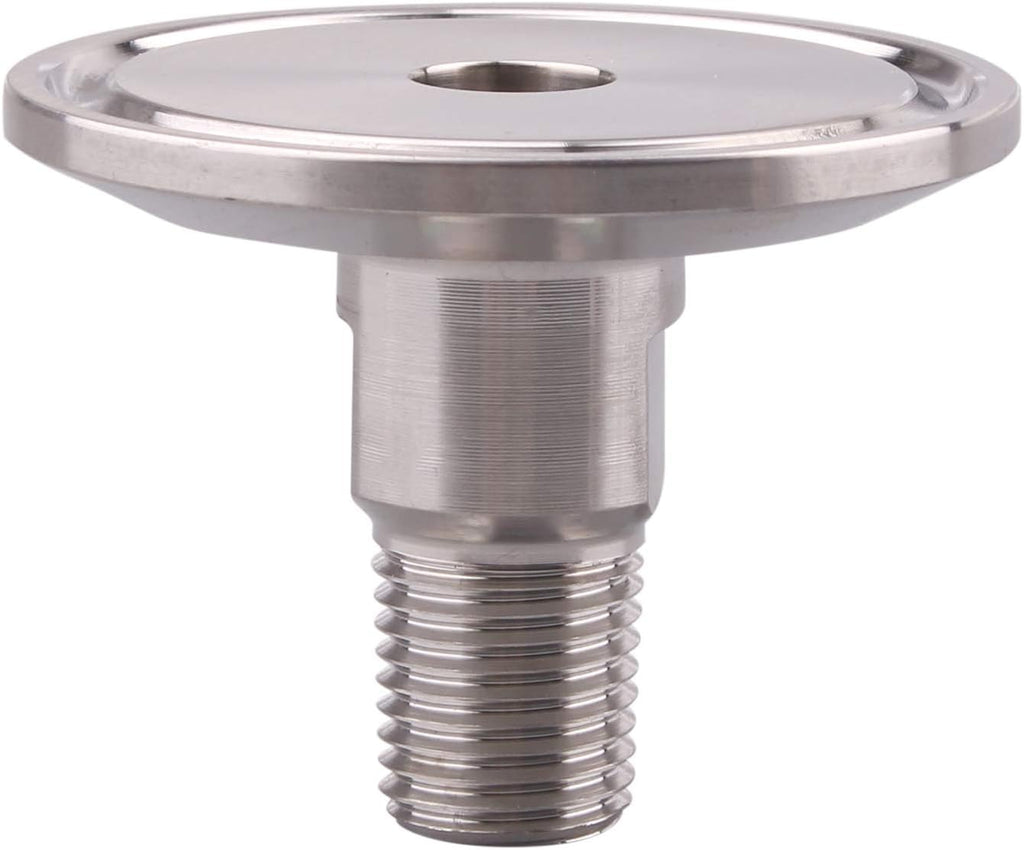 DERNORD 1.5 Inch Sanitary Tri Clamp to 1/4 Male Tri Clover