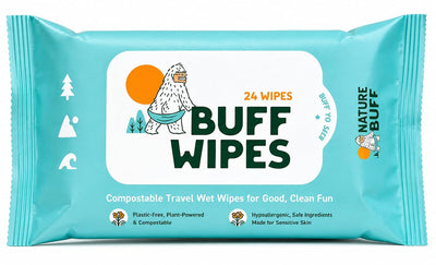 Camping Wet Wipes, 24 Count, Unscented, 8 x 8 Inch