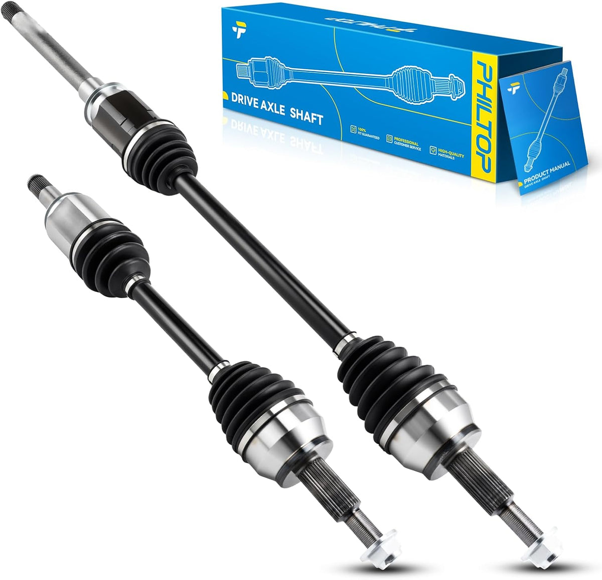 PHILTOP Front CV Axle Shaft Assembly for Grand Cherokee, Durango