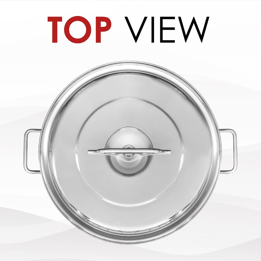 Cookware Stainless Steel Stock Pot Cookware, 40-Quart