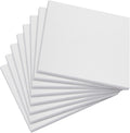 8 Pcs Polyethylene Foam Sheet, 12 x 12 x 0.5 Inch, White