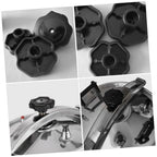 Black Pressure Cooker Lid Knobs, Plastic Replacement Handles 4Pcs for Pots