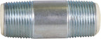 Midline Valve EOUU3425 Dielectric Nipple Pipe Fitting with PEX Lining 3/4'' MIP Connections 2-1/2'' Long Galvanized Steel Reduces Electrolysis