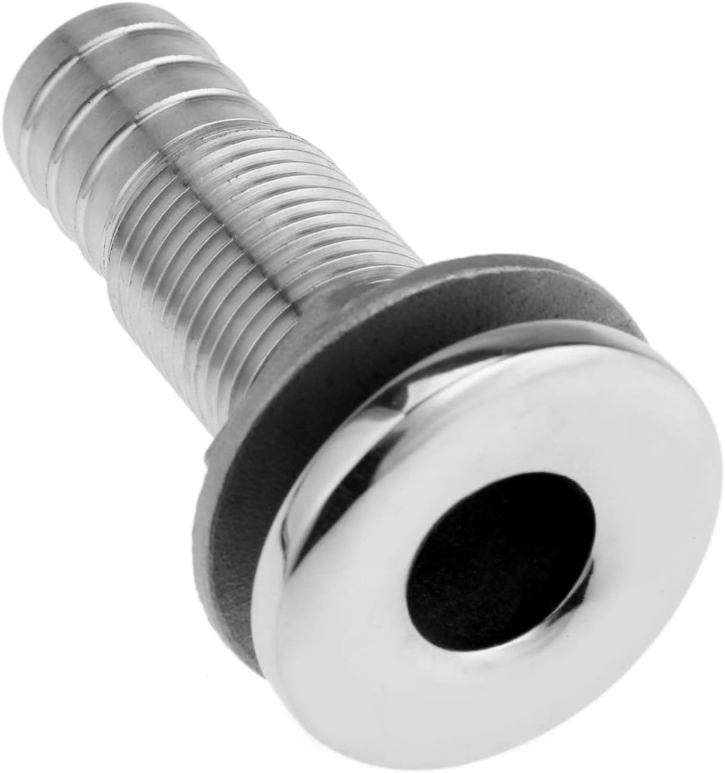 Thru-Hull Valve Fitting, Steel Boat Thru Hull, Thru Drain Connector