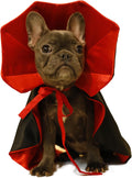 Dog Cat Vampire Cloak Costume for Small Medium Large Dogs Cats, Halloween Dog Costumes Cat Vampire Cloak