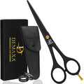 Professional Hair Scissors 6.5 Inch - Premium High Carbon Stainless Steel Barber Salon Hair Shears for Haircut