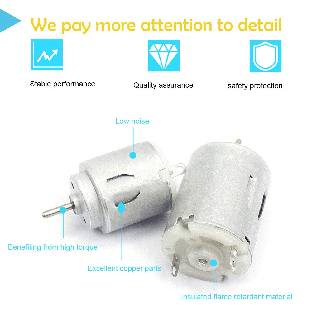 5000 RPM 6V High Torque Cylinder Magnetic Electric Mini DC Motor
