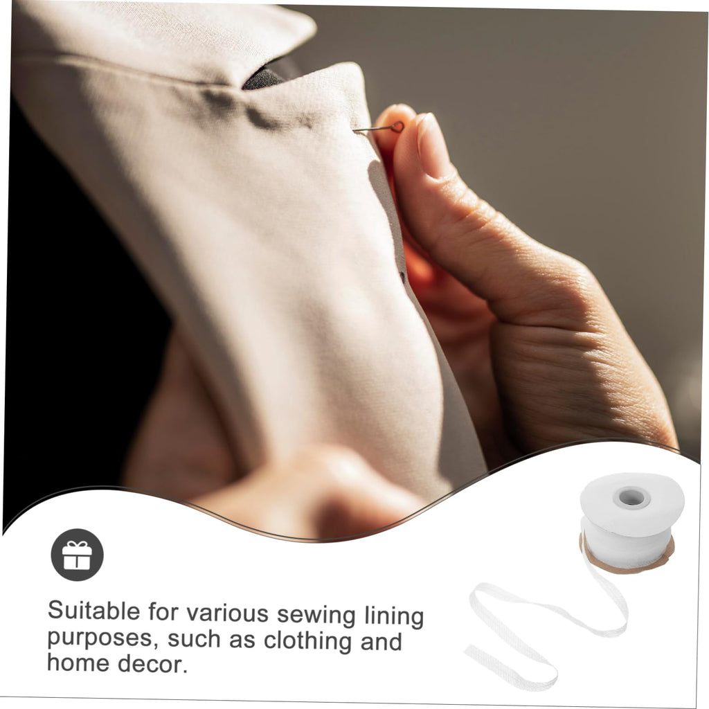 Fusible Interfacing Fabric for Sewing, White Non Woven Roll