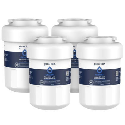 MWF Refrigerator Water Filter Compatible with GE, 4-Pack